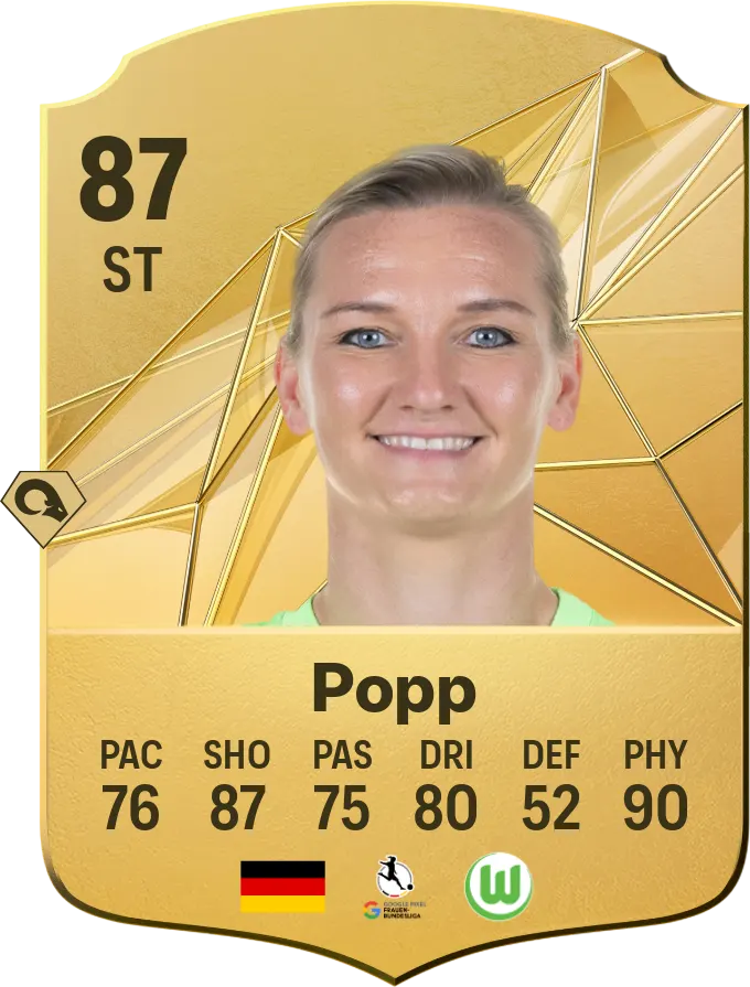 alexandra popp fc25 card copy