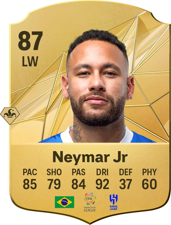 neymar jr fc25 card copy