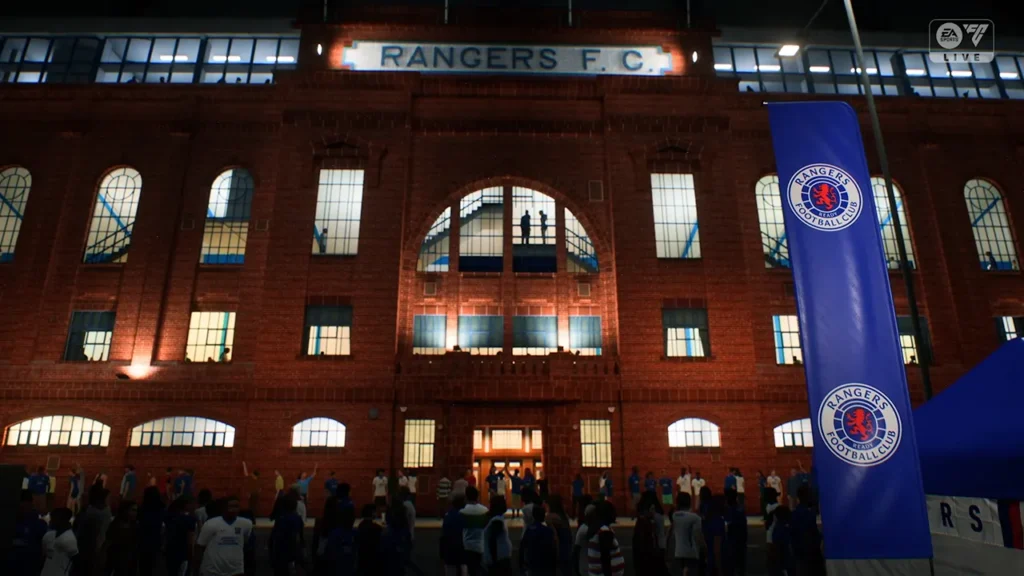 FC 25 Stadiums Ibrox Stadium Entrance