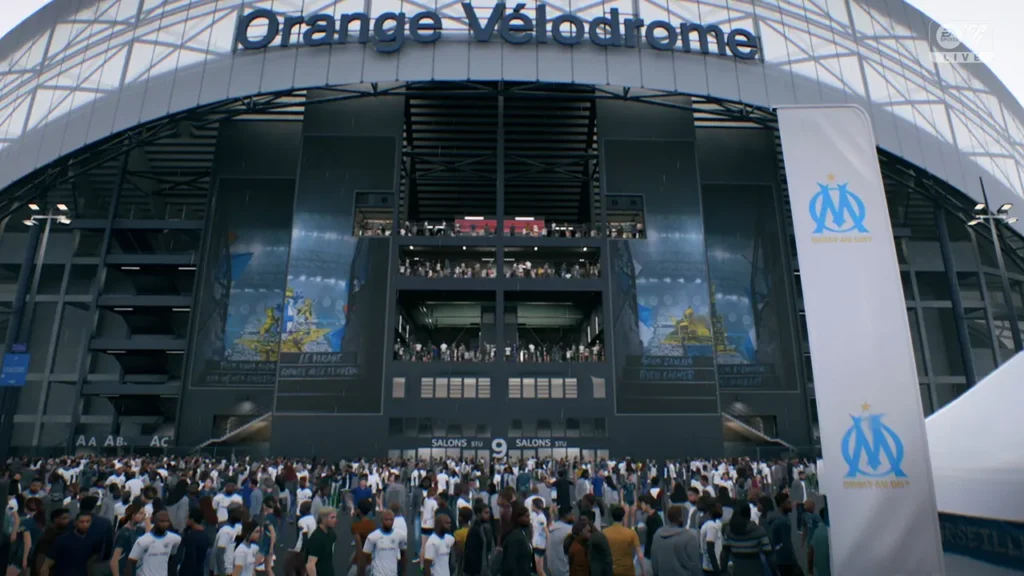 FC 25 Stadiums Orange Vélodrome Entrance