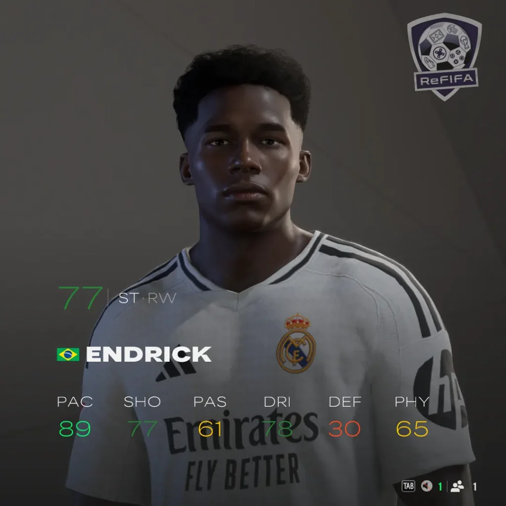 EA FC 25 Endrick Rating