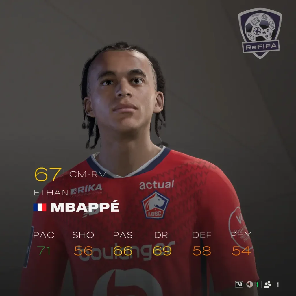 EA FC 25 Ethan Mbappé Rating