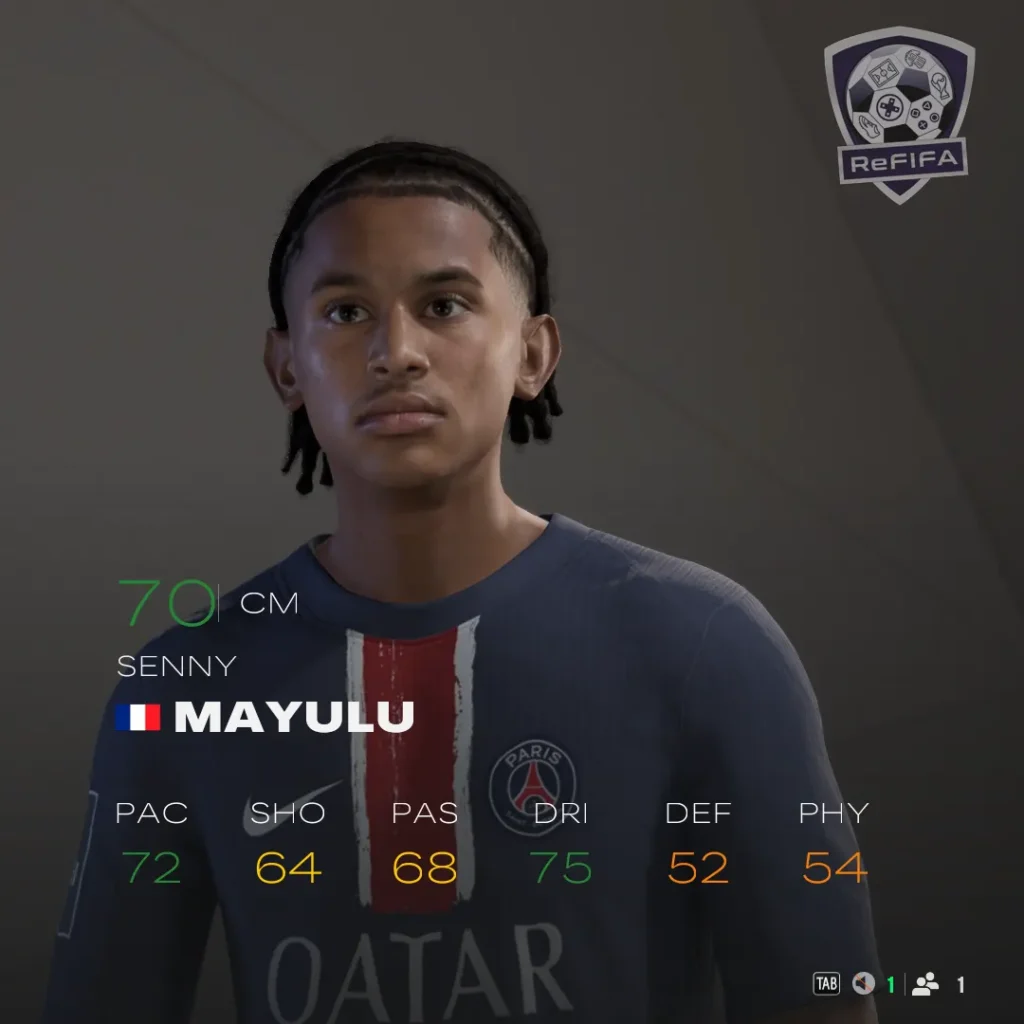 EA FC 25 Senny Mayulu Rating