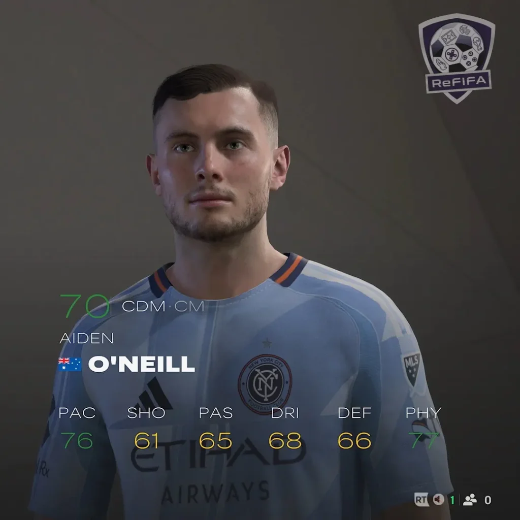 EA FC 25 Aiden O’Neill Rating