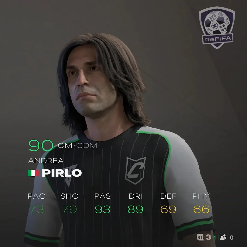 EA FC 25 Andrea Pirlo Rating