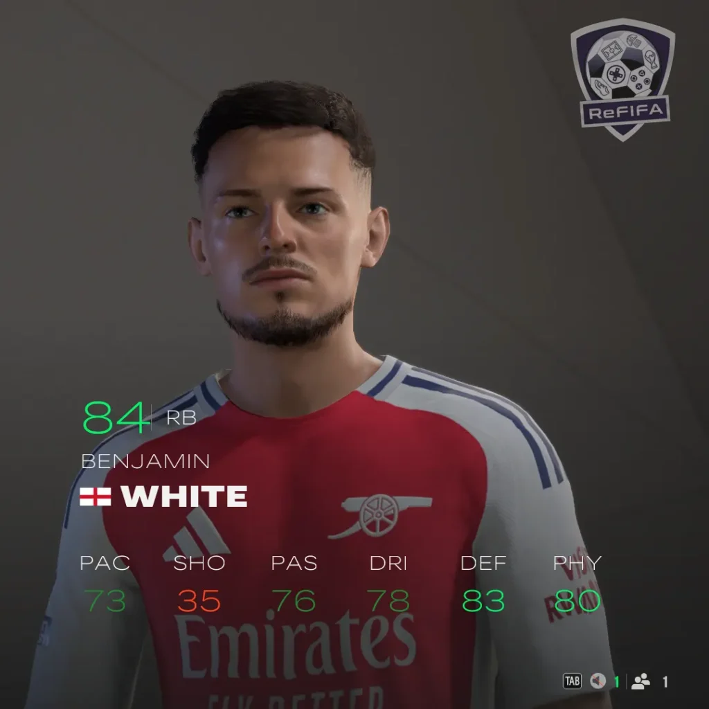 EA FC 25 Benjamin White Rating