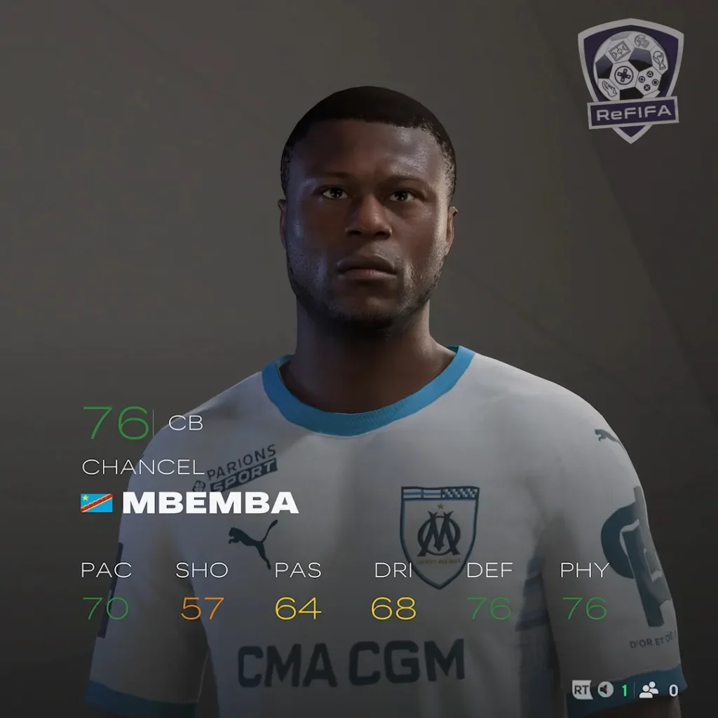 EA FC 25 Chancel Mbemba Rating