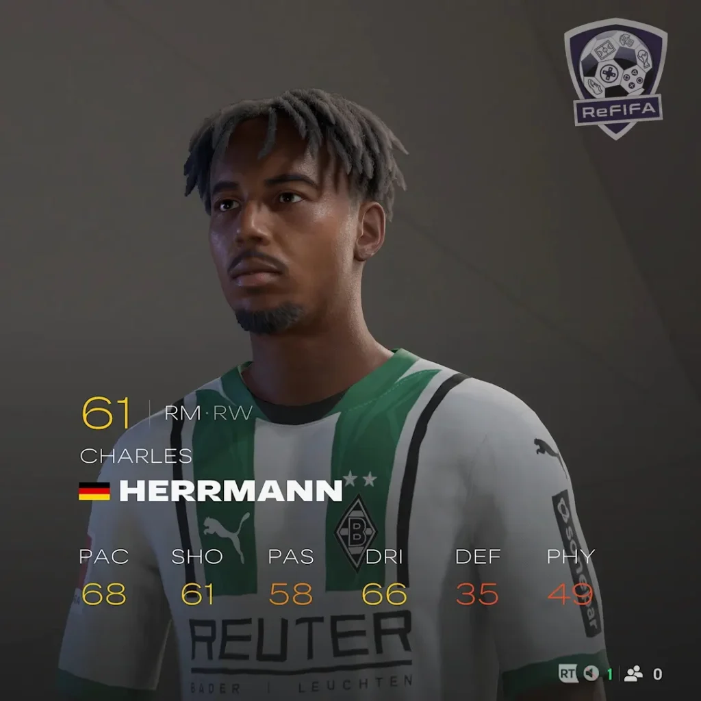 EA FC 25 Charles Herrmann Rating