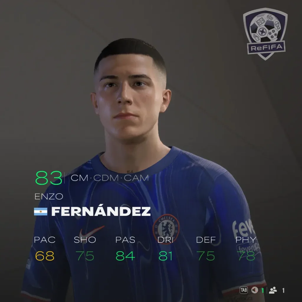 EA FC 25 Enzo Fernández Rating