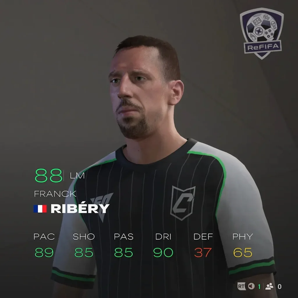 EA FC 25 Franck Ribéry Rating