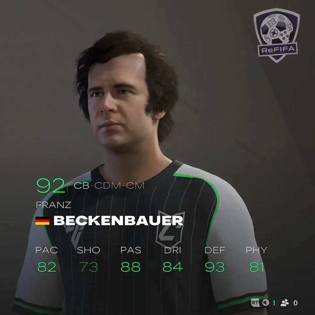 EA FC 25 Franz Beckenbauer Rating