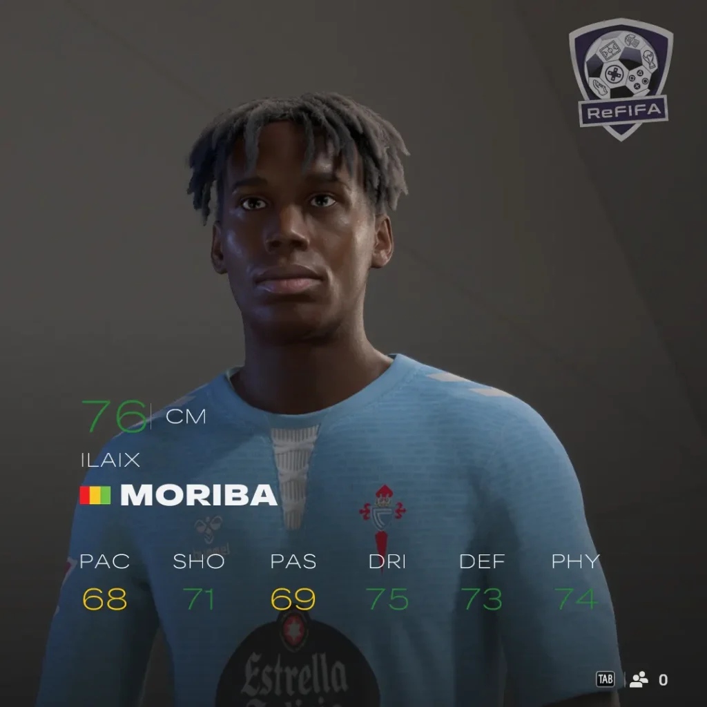 EA FC 25 Ilaix Moriba Rating