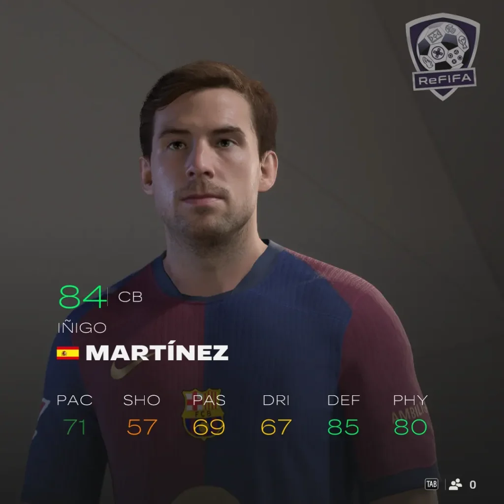 EA FC 25 Iñigo Martínez Rating