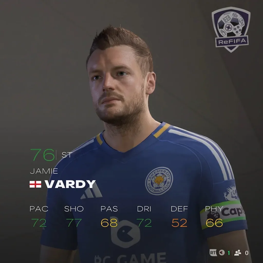 EA FC 25 Jamie Vardy Rating