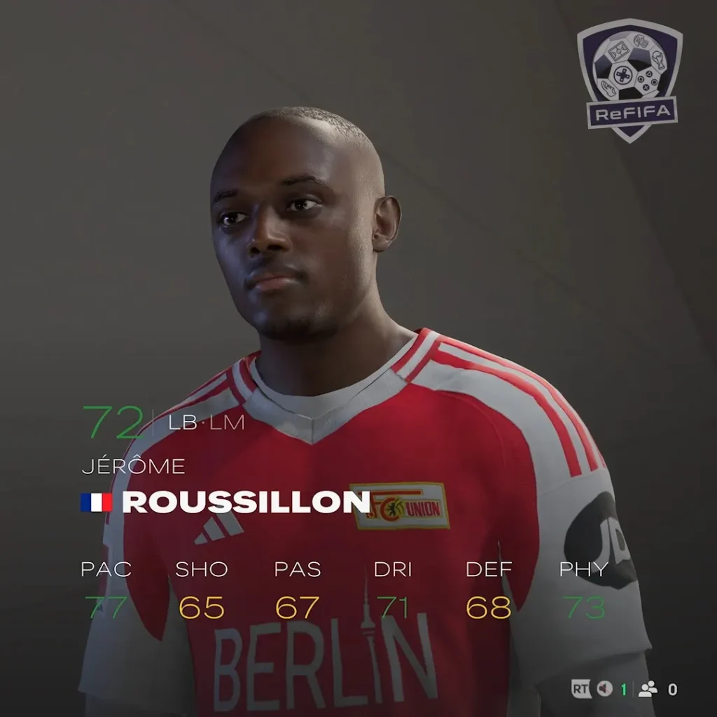 EA FC 25 Jérôme Roussillon Rating