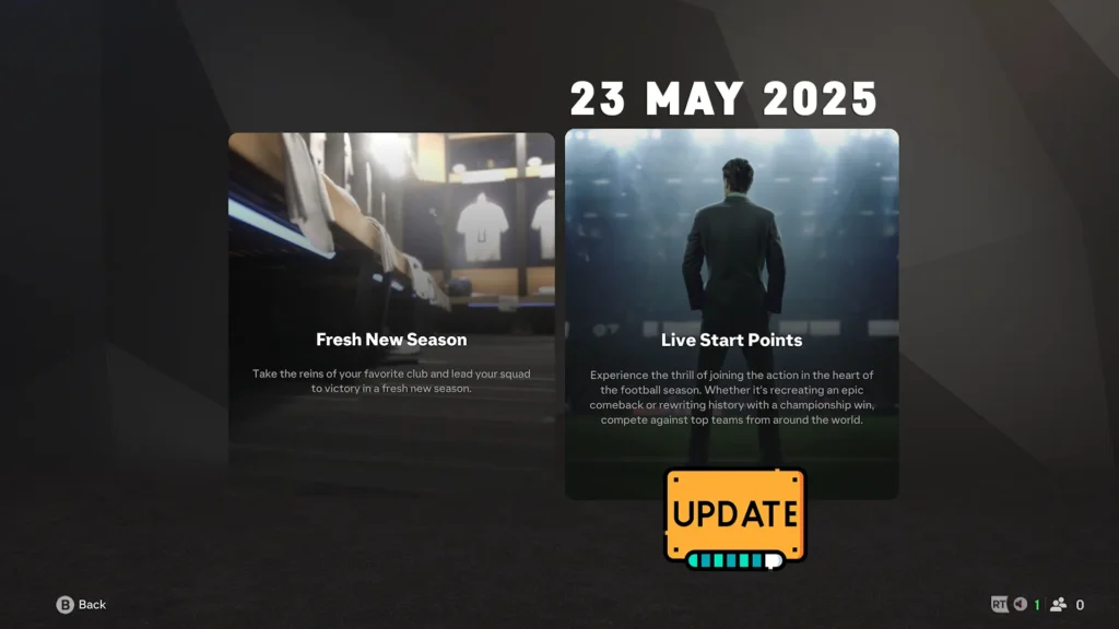 EA FC 25 Major Updates for Live Start Points at May 23