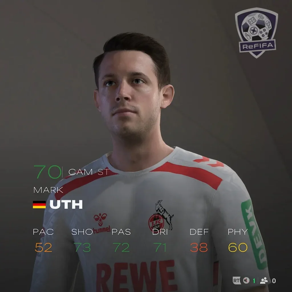 EA FC 25 Mark Uth Rating