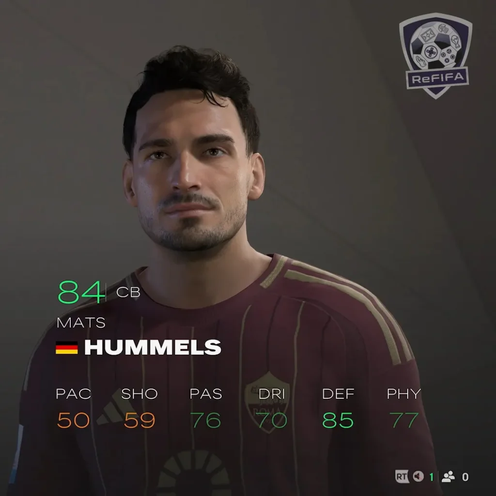 EA FC 25 Mats Hummels Rating