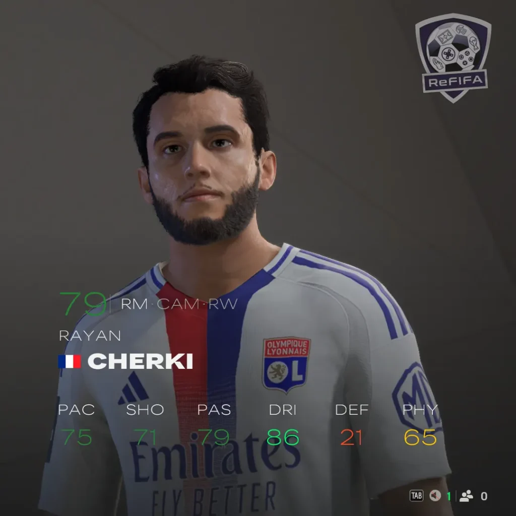 EA FC 25 Rayan Cherki Rating