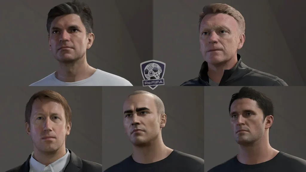 EA FC 25 Real Managers Pellegrino Moyes Potter Cannavaro Robbie Keane