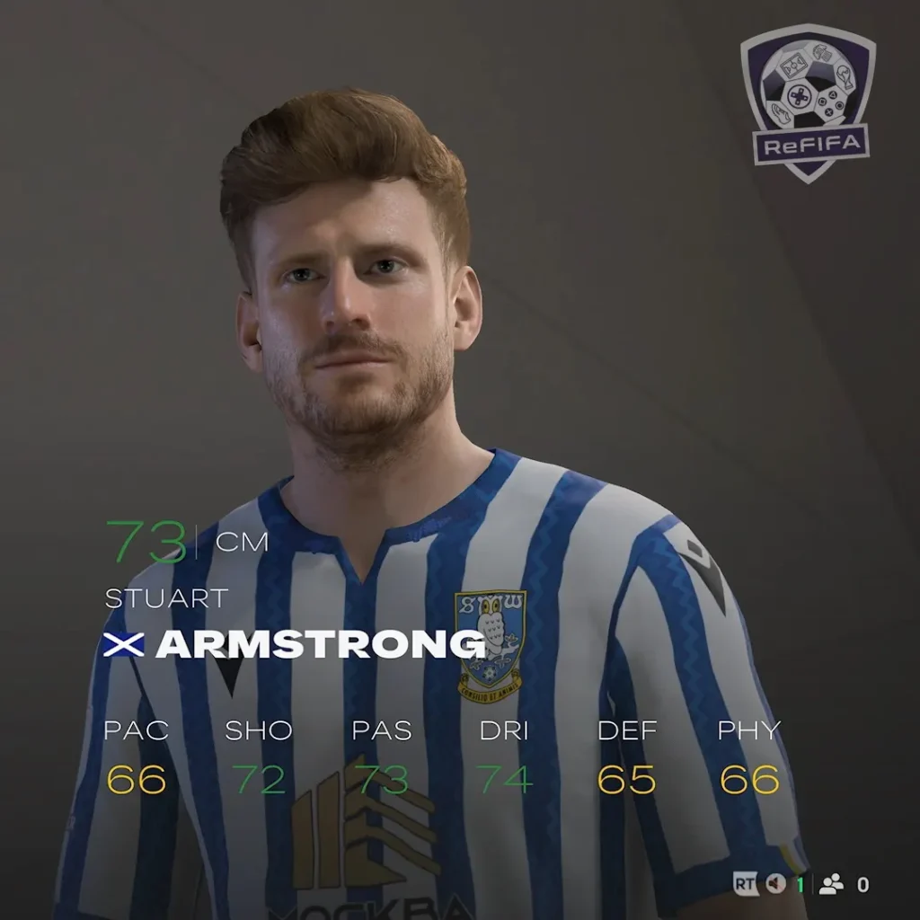 EA FC 25 Stuart Armstrong Rating