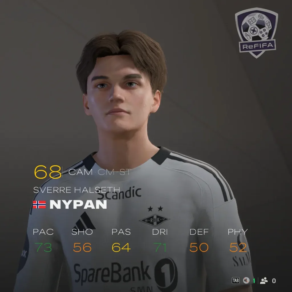 EA FC 25 Sverre Halseth Nypan Rating