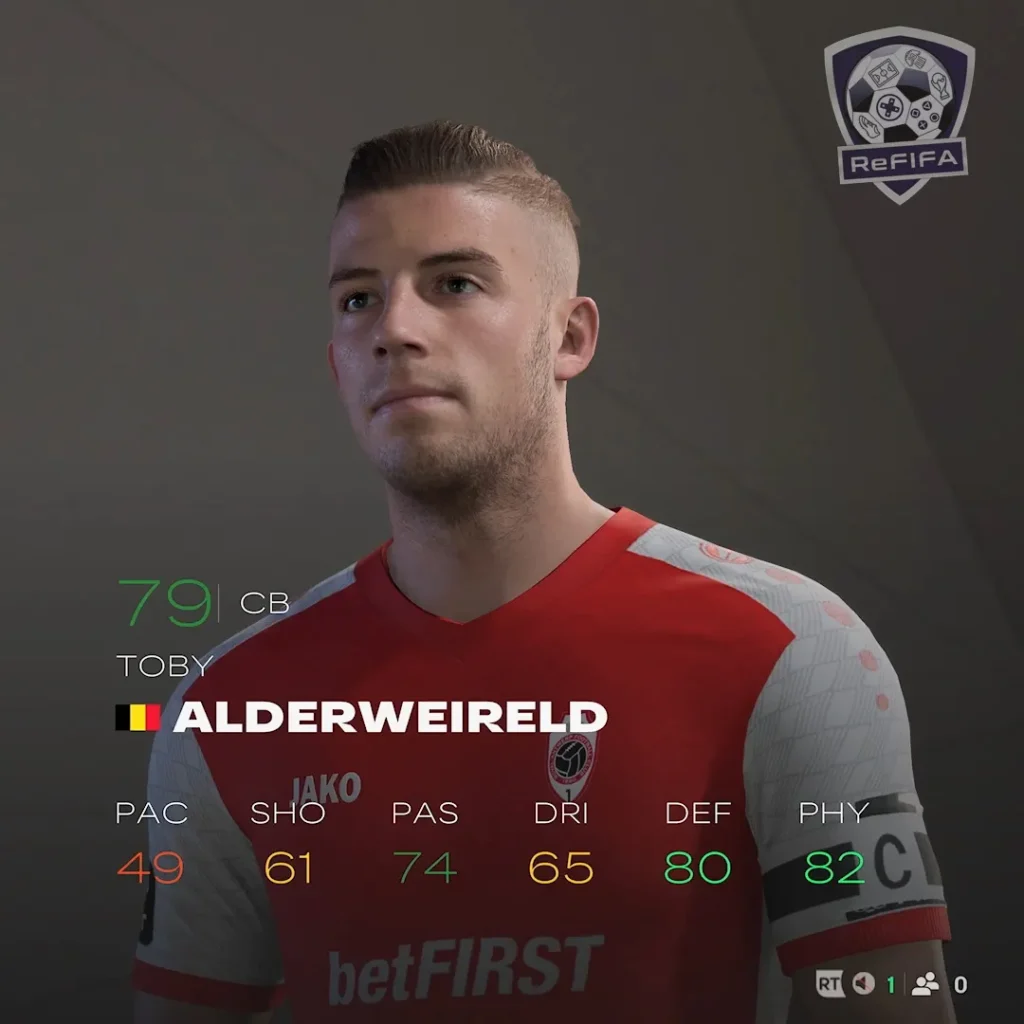 EA FC 25 Toby Alderweireld Rating