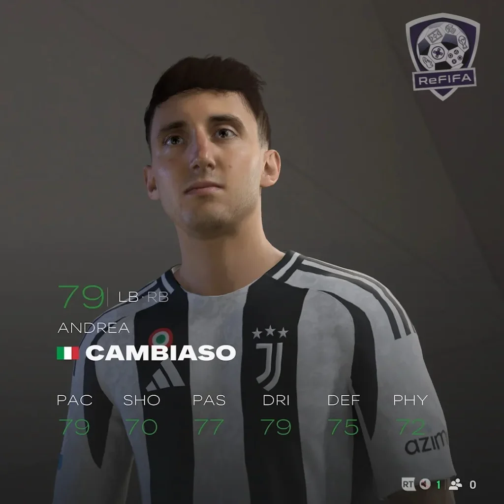 EA FC 25 Andrea Cambiaso Rating