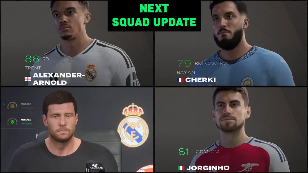 EA FC 25 Final Squad Updates Transfers, Face Scans and More