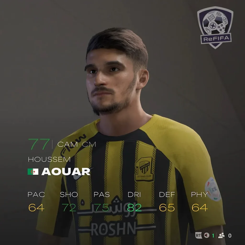 EA FC 25 Houssem Aouar Rating