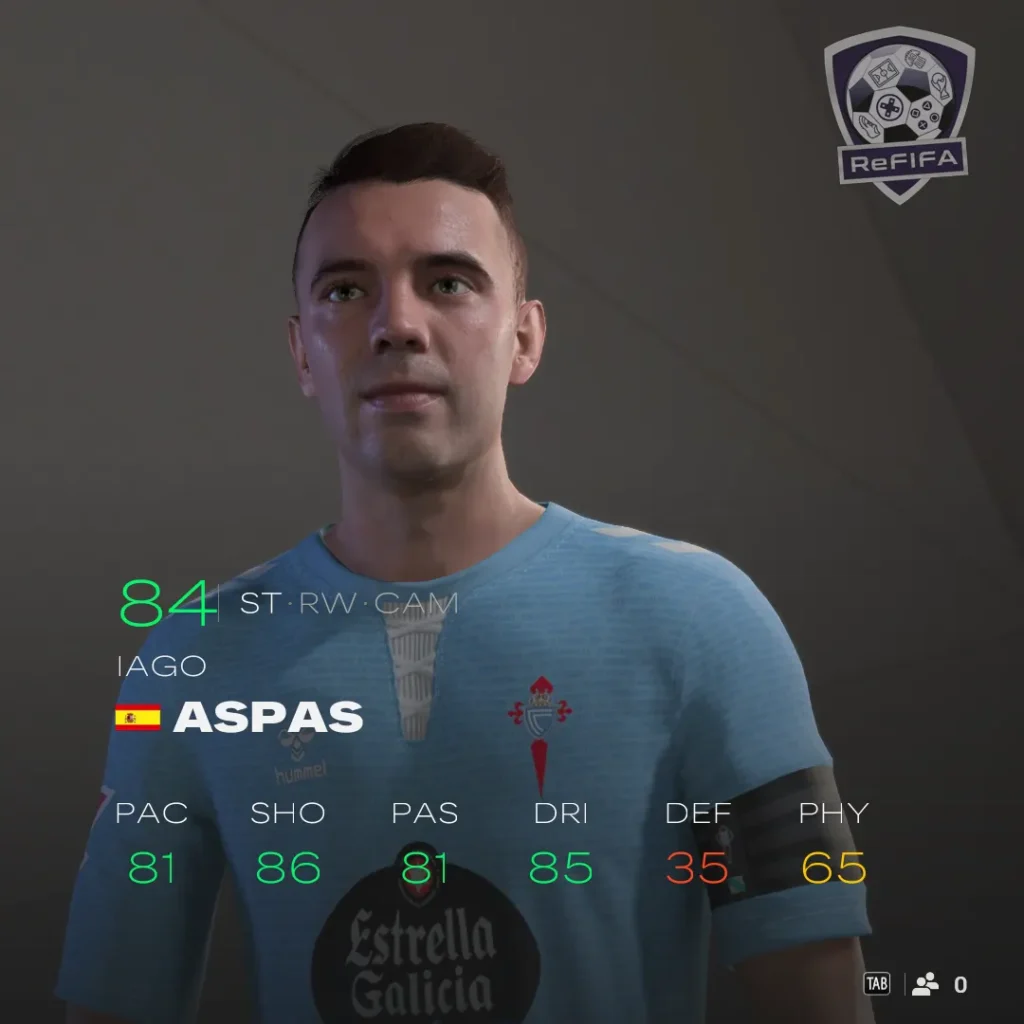 EA FC 25 Iago Aspas Rating