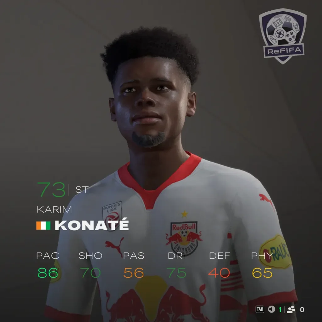 EA FC 25 Karim Konaté Rating