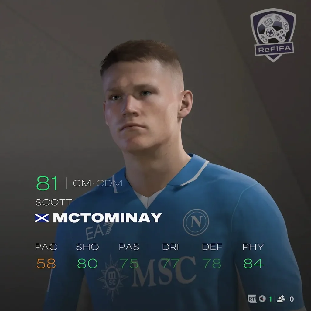 EA FC 25 Scott McTominay Rating
