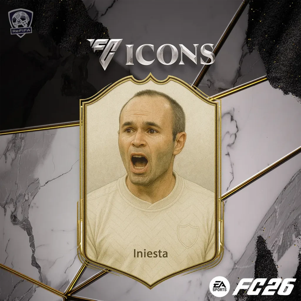 EA FC 26 Andrés Iniesta Icons Wishlist