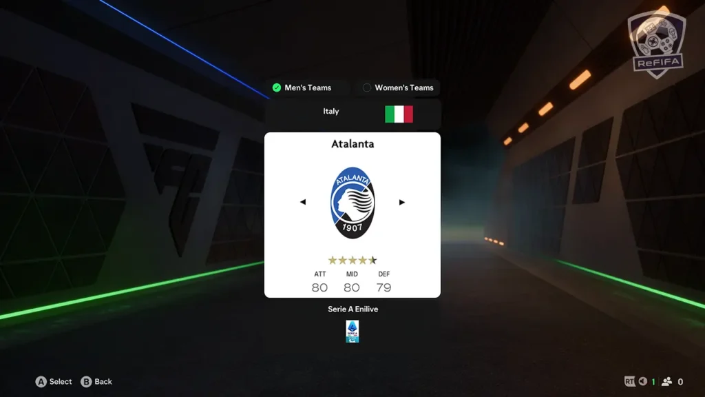 EA FC 26 License for Atalanta BC