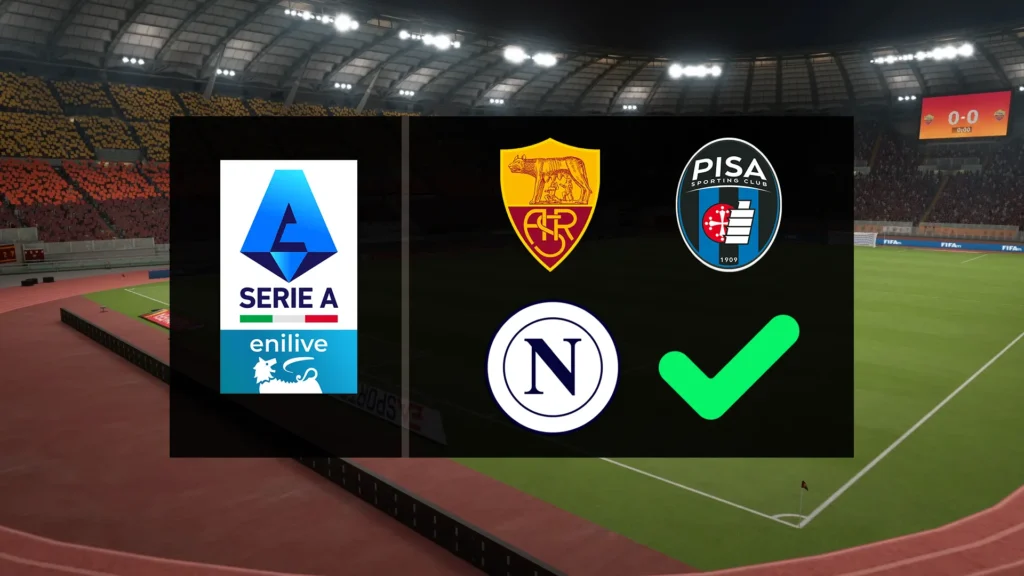 EA FC 26 Serie A License AS Roma, SSC Napoli and Pisa SC