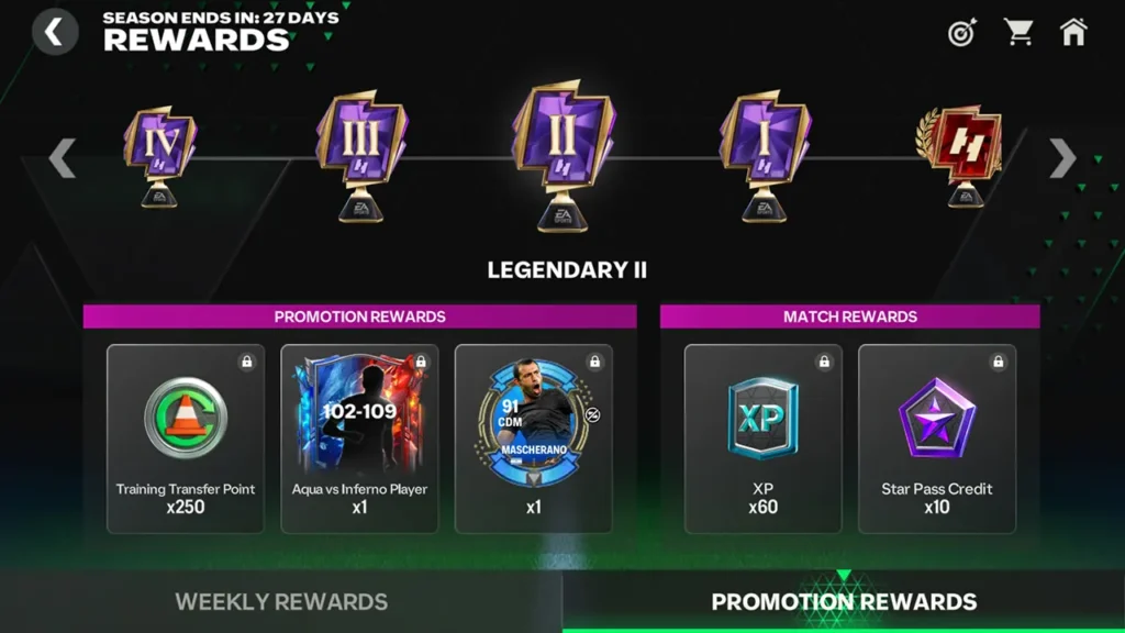 EA SPORTS FC Mobile Division Rivals Rewards