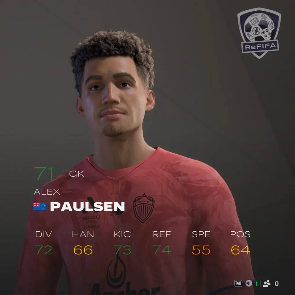 EA FC 25 Goalkeeper Alex Paulsen Rating