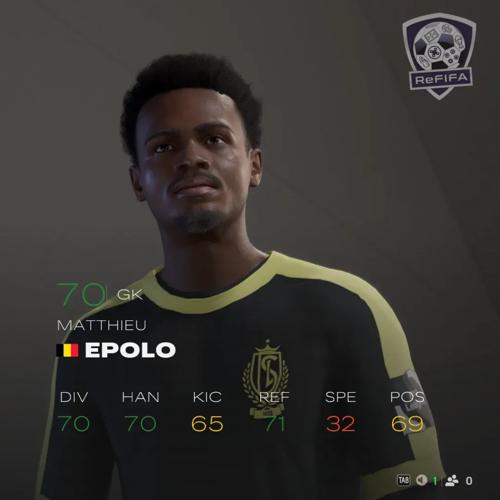 EA FC 25 Goalkeeper Matthieu Epolo Rating