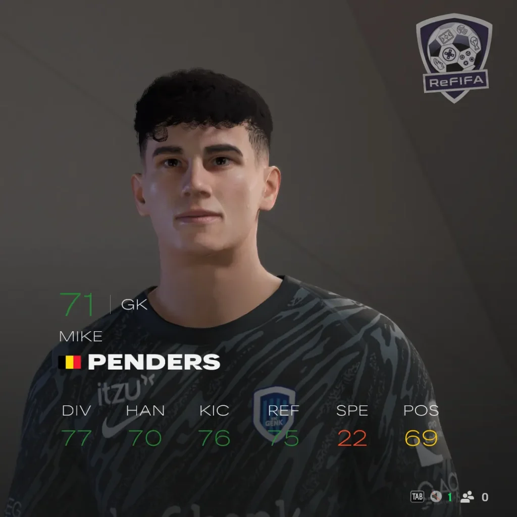 EA FC 25 Goalkeeper Mike Penders Rating