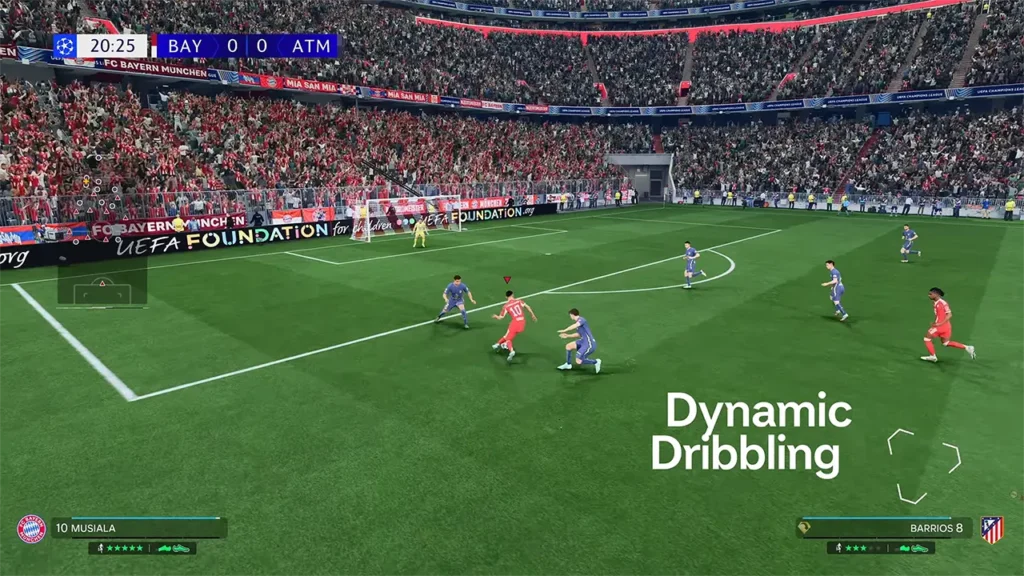 EA FC 26 Gameplay Dynamic Dribbling