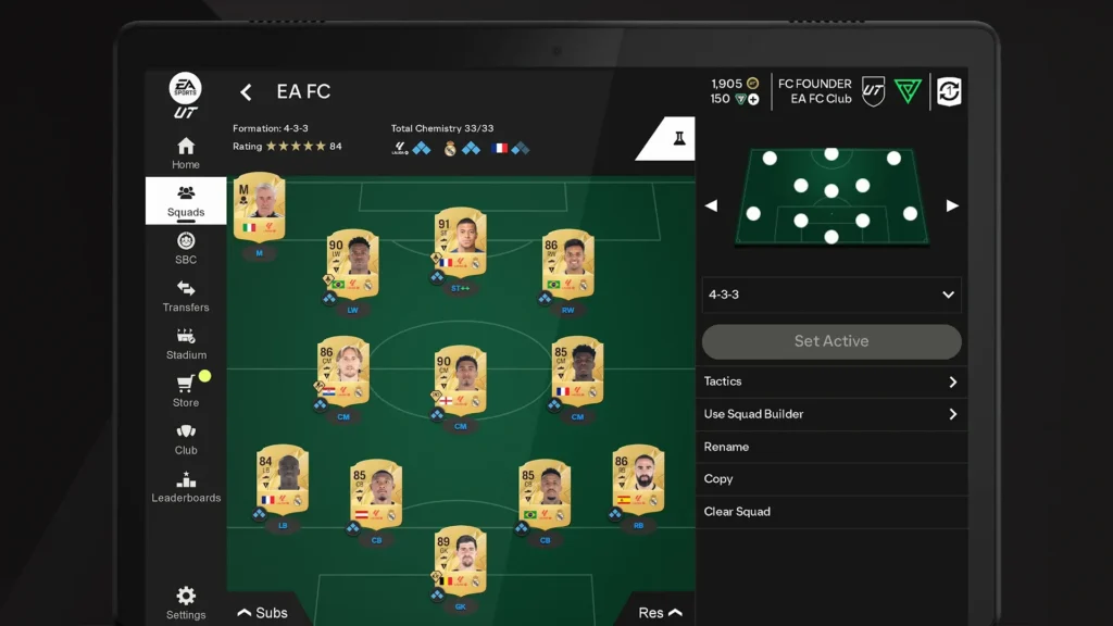 EA SPORTS FC 25 Companion App New Levels of Strategy