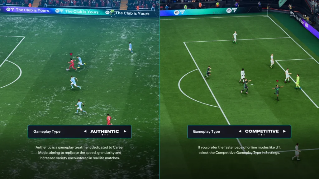 EA SPORTS FC 26 New Competitive and Authentic Gameplay