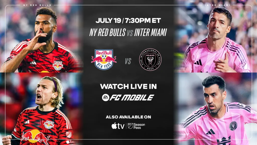 FC Mobile Watch Red Bulls vs Inter Miami and Win Rewards
