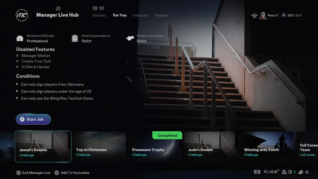 EA FC 26 Manager Live Career Transfer Limiters