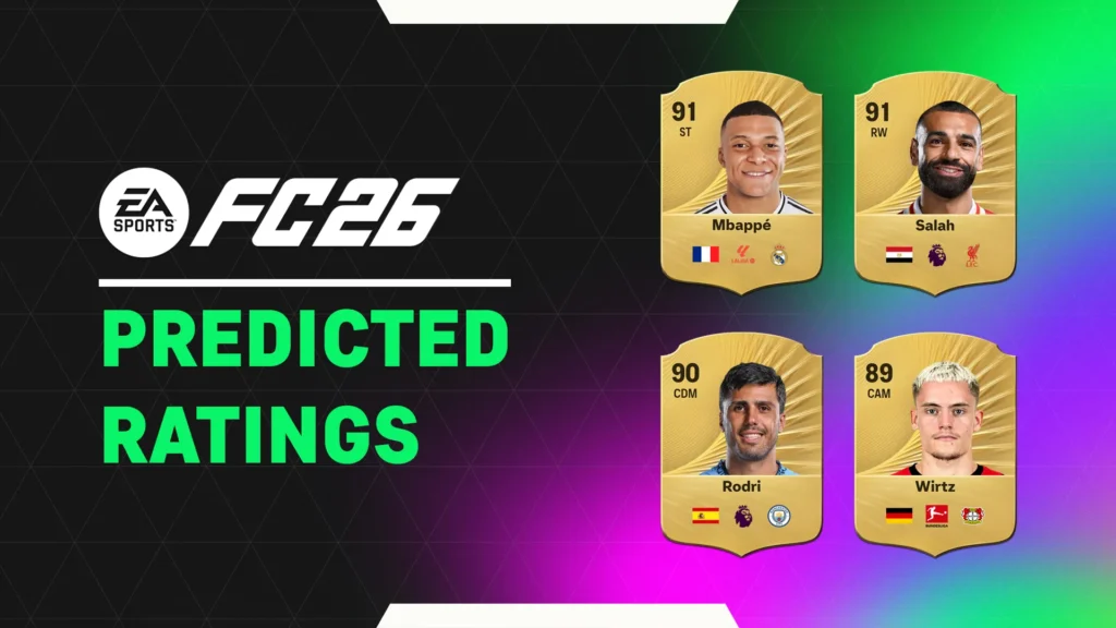 EA FC 26 Top 10 Men's Player Overall Ratings Predictions