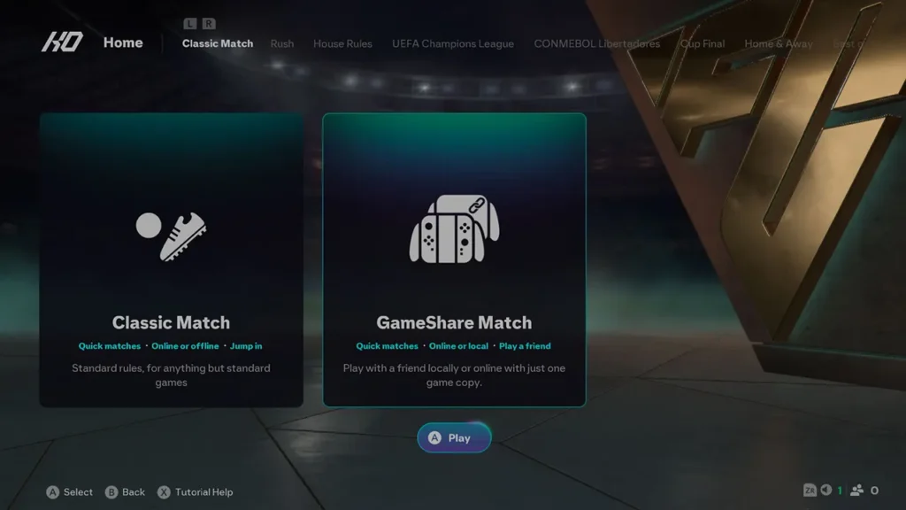 EA FC 26 Nintendo Switch 2 GameShare