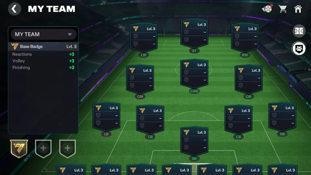 FC Mobile 26 Team Badge System