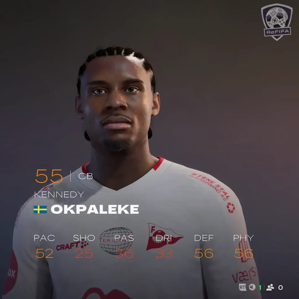 EA FC 26 Kennedy Okpaleke Rating