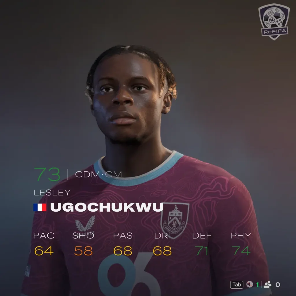 EA FC 26 Lesley Ugochukwu Rating